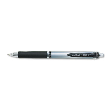 uni-ball® Signo Gel Pen, Retractable, Medium 0.7 Mm, Blue Ink, Blue-metallic Accents Barrel, Dozen freeshipping - TVN Wholesale